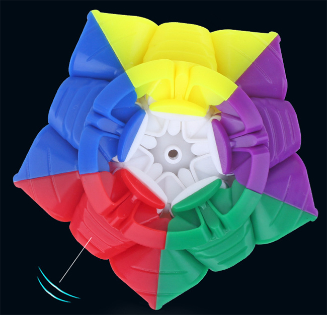 YuXin Little Magic Convex Wing Megaminx V2 Stickerless